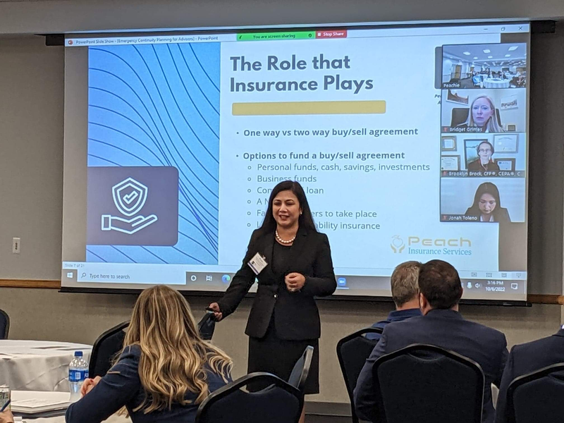 Thank you, FPA, for having Peachie speak at your conference!