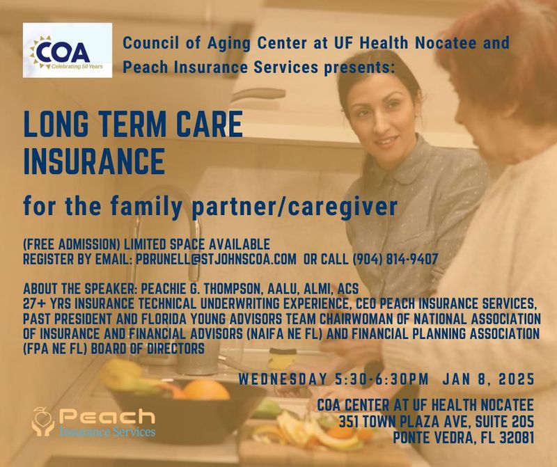 Understanding Long-Term Care Insurance: A Free Information Session for Families