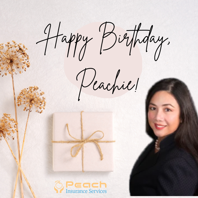 Happy Birthday, Peachie!
