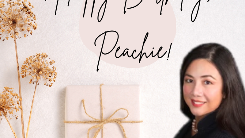 Happy Birthday, Peachie!