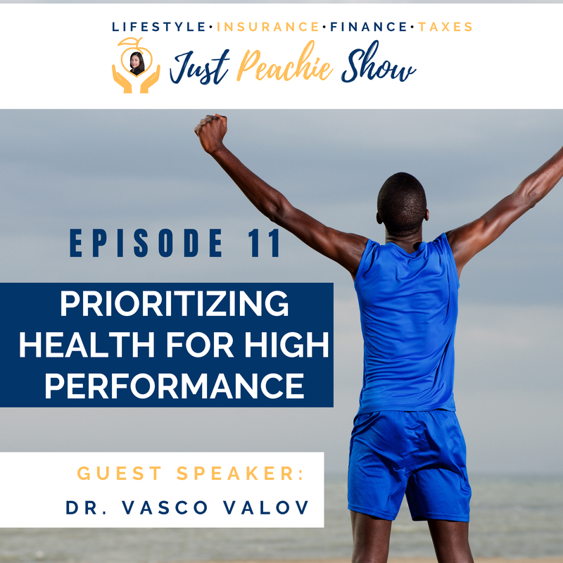 Just Peachie Ep#11: Prioritizing Health for High Performance w/ Dr. Vasco Valov