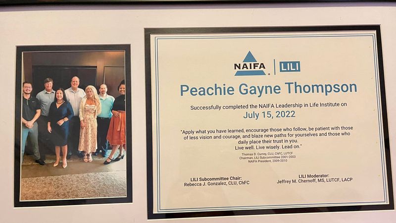 NAIFA Leadership in Life Institute 2022