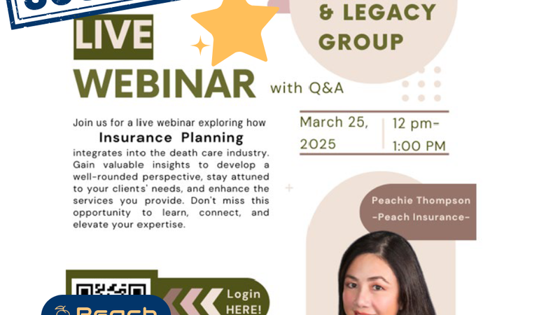 Insurance Planning Meets Death Care: Our Live Webinar Success Story!